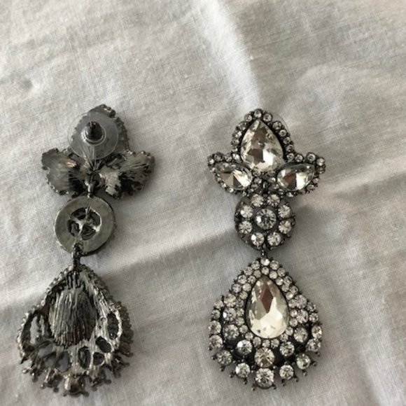 Crystal Drop Earrings - Picture 2 of 2